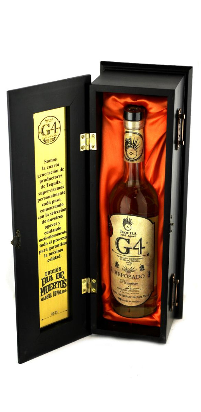 G4 Reposado De Madera Tequila Dia De Muertos 750 ml