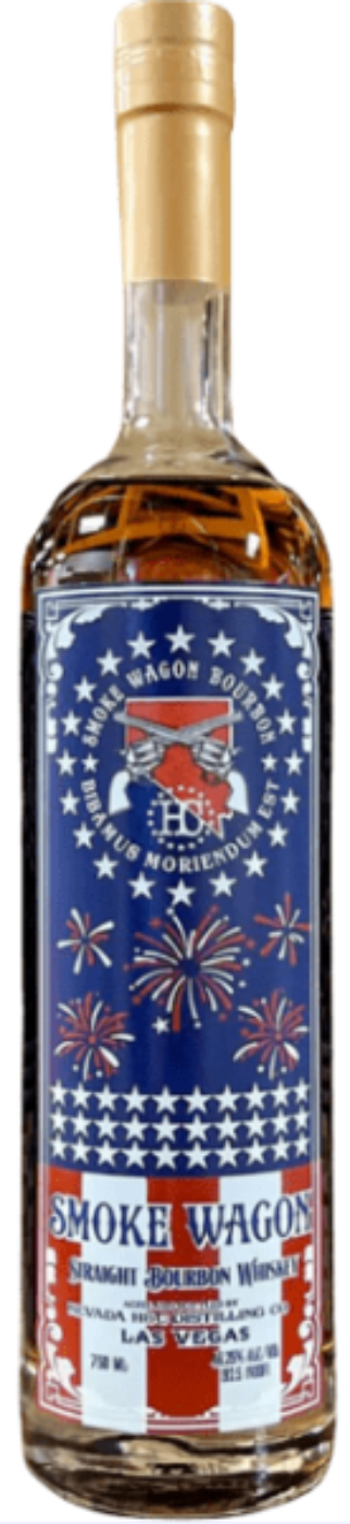 Smoke Wagon Straight Bourbon Red & White 750ml