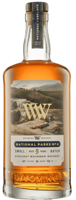 Wyoming Whiskey Limited Edition National Parks No 4 Small Batch 5 year 750 ML