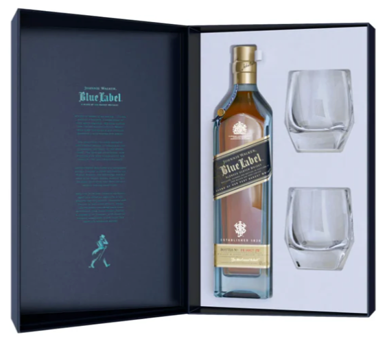 Johnnie Walker Blue Label /w gift set 750 ml