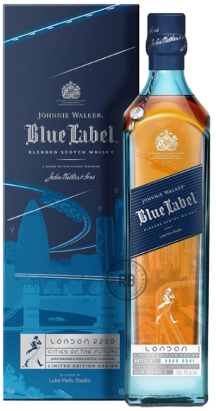 Johnnie Walker Blue Label Cities of the Future London 2220 Scotch Whisky 750 ML