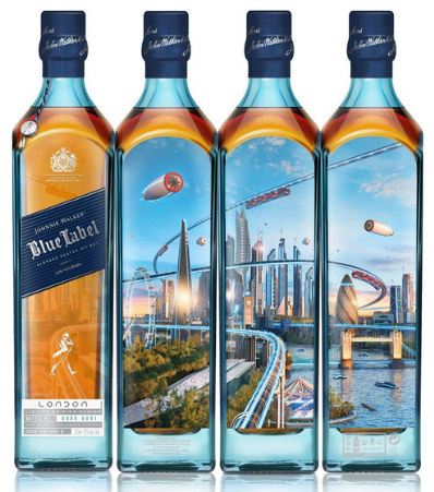Johnnie Walker Blue Label Cities of the Future London 2220 Scotch Whisky 750 ML