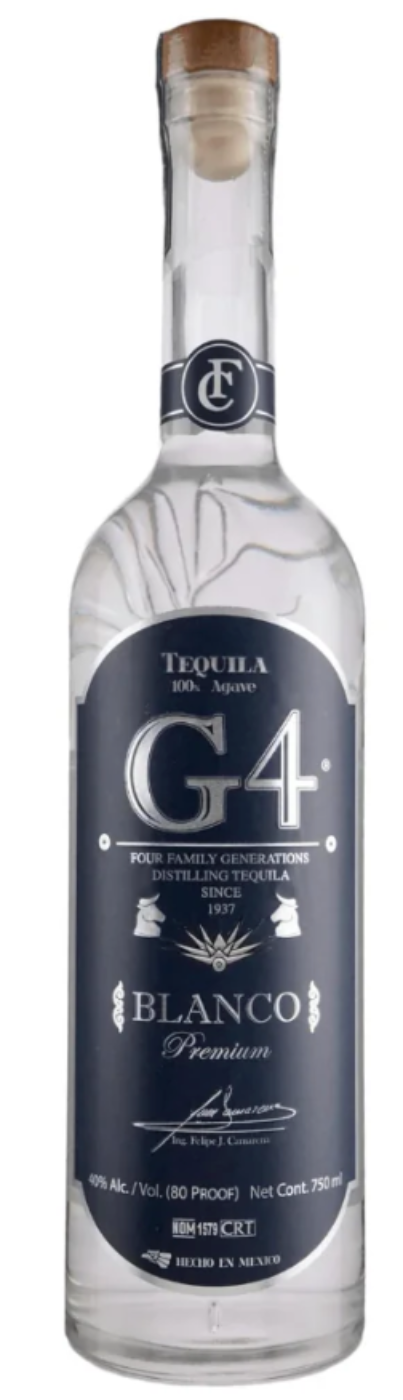G4 Tequila Blanco 80 proof 750 ml