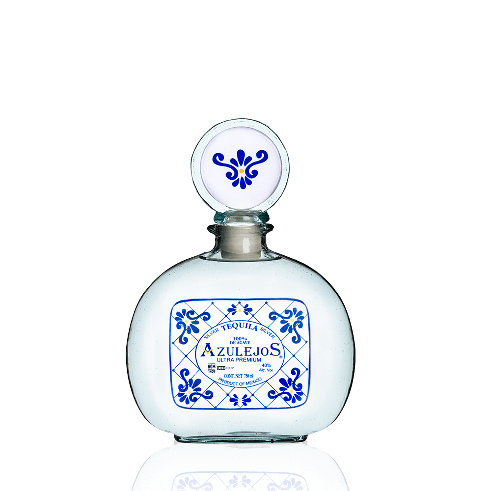 Azulejos Blanco Glass w Ceramic Label 750