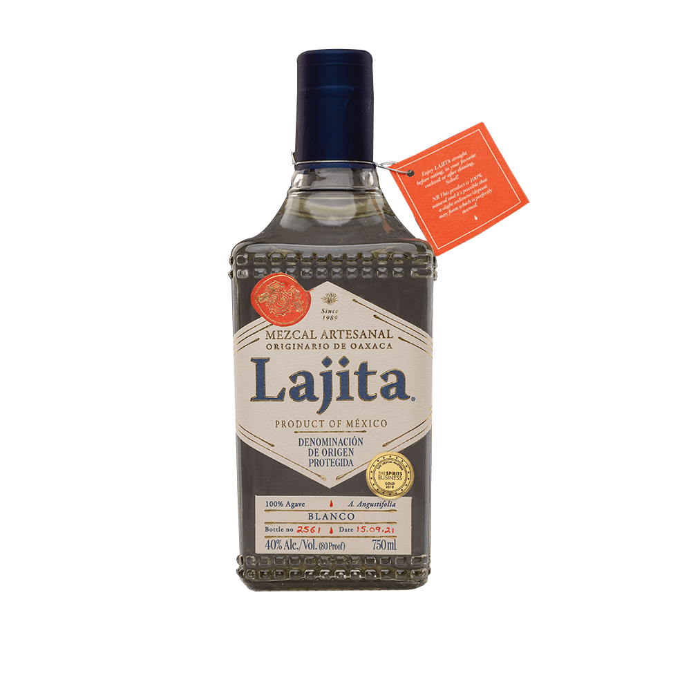 Lajita Mezcal repo 100% agave w worm 750